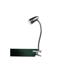 Wofi Leuchten WOFI BRENT Klemmleuchte LED Nickel-Matt, 1-flammig