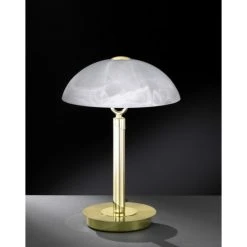 Wofi Leuchten Wofi BRISTOL Tischleuchte Messing, 2-flammig