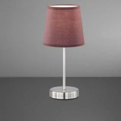 Wofi Leuchten Wofi CESENA Tischleuchte Silber, 1-flammig