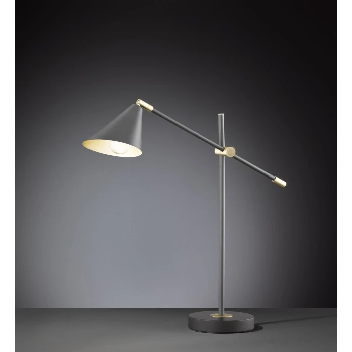 Wofi Leuchten Wofi Gloria Tischleuchte Grau, 1-flammig 3 Wofi Leuchten Wofi Gloria Tischleuchte Grau, 1-flammig