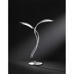 Wofi Leuchten Wofi HAMPTON Tischlampe LED Chrom, 2-flammig -Günstiges Tischlampen Geschäft wofi hampton tischlampe 8326 02 01 5000 2