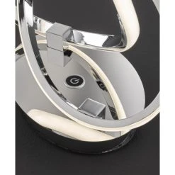 Wofi Leuchten Wofi INDIGO Tischleuchte LED Chrom, 1-flammig -Günstiges Tischlampen Geschäft wofi indigo tischleuchte 8134 01 01 9000 3