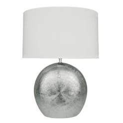 Wofi Leuchten Wofi LEGEND Tischlampe Silber, 1-flammig