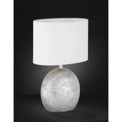 Wofi Leuchten Wofi LEGEND Tischleuchte Silber, 1-flammig