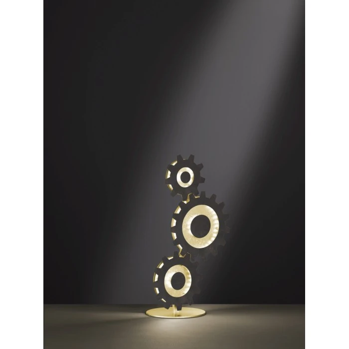 Wofi Leuchten WOFI LEIF Tischleuchte LED Gold, 1-flammig 4 Wofi Leuchten WOFI LEIF Tischleuchte LED Gold, 1-flammig – Bild 2