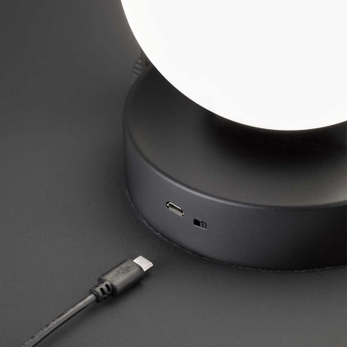 Wofi Leuchten GENK Tischleuchte LED Schwarz, 1-flammig 5 Wofi Leuchten GENK Tischleuchte LED Schwarz, 1-flammig – Bild 3