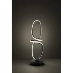 Wofi Leuchten MADISON Tischleuchte LED Schwarz, 1-flammig, Fernbedienung -Günstiges Tischlampen Geschäft wofi leuchten madison tischleuchte 115572 3