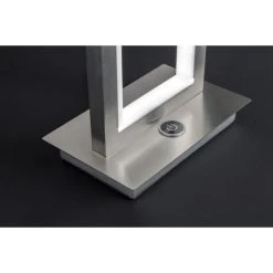 Wofi Leuchten WOFI MURIEL Tischleuchte LED Nickel-Matt, 1-flammig -Günstiges Tischlampen Geschäft wofi muriel tischleuchte 8133 02 64 9000 2