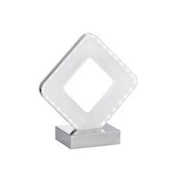 Wofi Leuchten Wofi PORI Tischlampe LED Chrom, 1-flammig