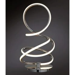 Wofi Leuchten Wofi SOLLER Tischleuchte LED Chrom, 1-flammig