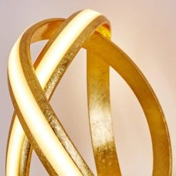 Hofstein Woyens Tischleuchte LED Gold, 1-flammig -Günstiges Tischlampen Geschäft woyens tischleuchte h3274651 do1 11