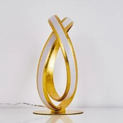 Hofstein Woyens Tischleuchte LED Gold, 1-flammig -Günstiges Tischlampen Geschäft woyens tischleuchte h3274651 do1 5