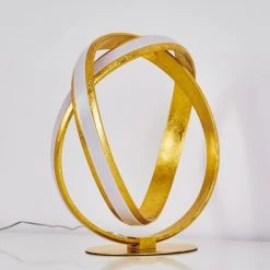 Hofstein Woyens Tischleuchte LED Gold, 1-flammig -Günstiges Tischlampen Geschäft woyens tischleuchte h3274651 do1 6