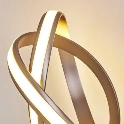 Hofstein Woyens Tischleuchte LED Nickel-Matt, 1-flammig -Günstiges Tischlampen Geschäft woyens tischleuchte h3274675 do1 11