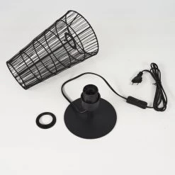 Hofstein Yachats Tischleuchte Schwarz, 1-flammig -Günstiges Tischlampen Geschäft yachats tischleuchte h3412251 4