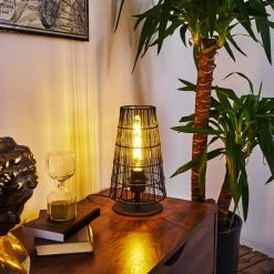 Hofstein Yachats Tischleuchte Schwarz, 1-flammig -Günstiges Tischlampen Geschäft yachats tischleuchte h3412251 8