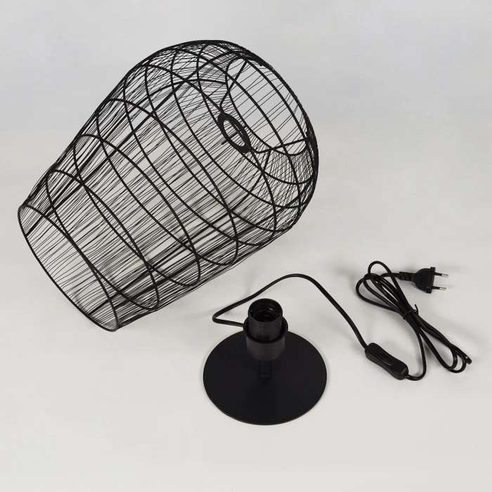 Hofstein Yachats Tischleuchte Schwarz, 1-flammig 10 Hofstein Yachats Tischleuchte Schwarz, 1-flammig – Bild 8