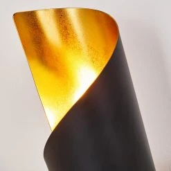 Hofstein Yahuma Tischleuchte Schwarz-Gold, 1-flammig -Günstiges Tischlampen Geschäft yahuma tischleuchte h3160145 do1 11