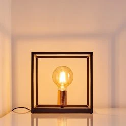 Hofstein Yuhigaoka Tischleuchte Schwarz, Kupferfarben, 1-flammig 25 Hofstein Yuhigaoka Tischleuchte Schwarz, Kupferfarben, 1-flammig -Günstiges Tischlampen Geschäft yuhigaoka tischleuchte h3358214 6