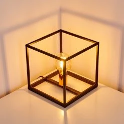 Hofstein Yuhigaoka Tischleuchte Schwarz, Kupferfarben, 1-flammig 27 Hofstein Yuhigaoka Tischleuchte Schwarz, Kupferfarben, 1-flammig -Günstiges Tischlampen Geschäft yuhigaoka tischleuchte h3358214 8