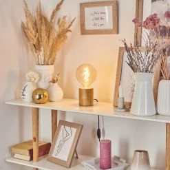 Hofstein Yuto Tischleuchte Naturfarben, 1-flammig -Günstiges Tischlampen Geschäft yuto tischleuchte h3545874 6