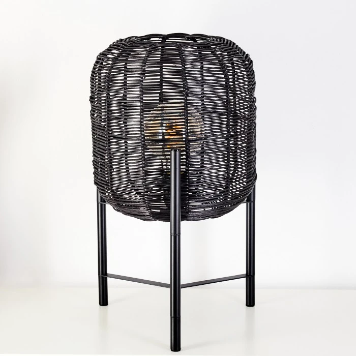 Hofstein Zaracure Tischleuchte Schwarz, 1-flammig 10 Hofstein Zaracure Tischleuchte Schwarz, 1-flammig – Bild 8