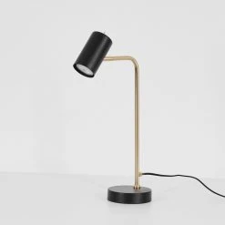 Hofstein Zuoz Tischleuchte Messing, Schwarz, 1-flammig -Günstiges Tischlampen Geschäft zuoz tischleuchte h3536018 7