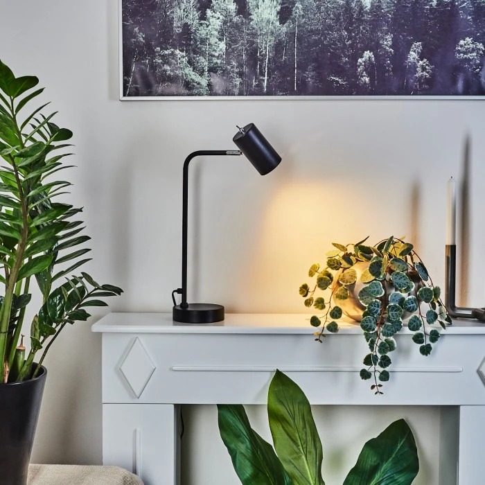 Hofstein Zuoz Tischleuchte Chrom, Schwarz, 1-flammig 3 Hofstein Zuoz Tischleuchte Chrom, Schwarz, 1-flammig