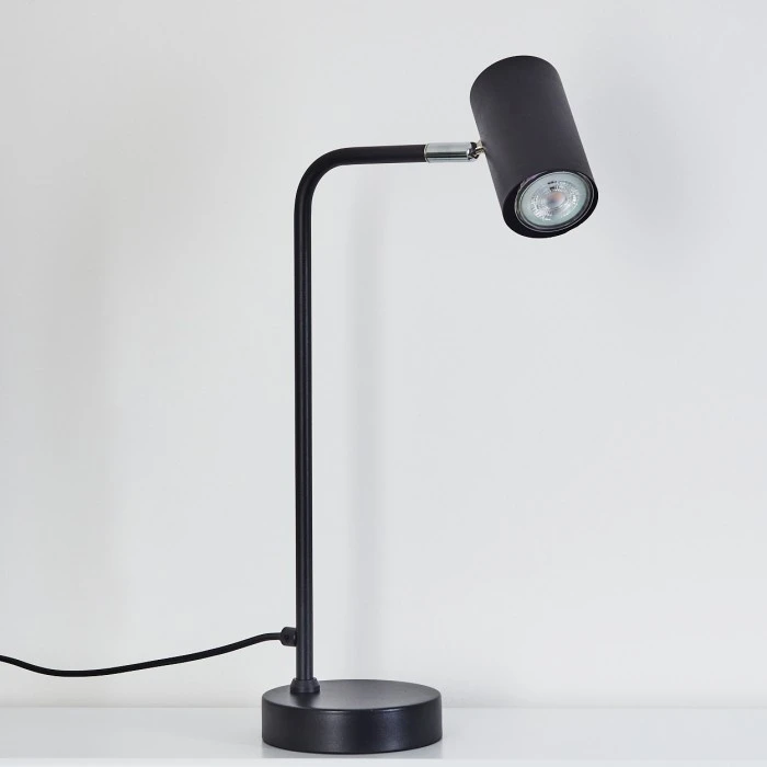 Hofstein Zuoz Tischleuchte Chrom, Schwarz, 1-flammig 10 Hofstein Zuoz Tischleuchte Chrom, Schwarz, 1-flammig – Bild 8